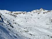 Vue depuis le Col du Pouce vers le Roc d'Orzival