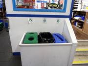 Recyclage dans la station de ski