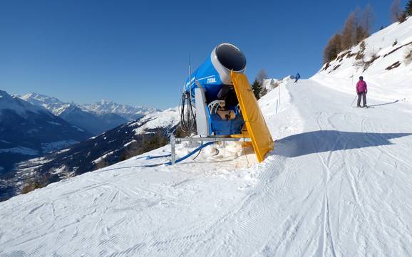 Fiabilité de l'enneigement Vallée de Conches – Fiabilité de l'enneigement Bellwald