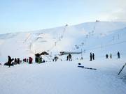 Vue sur le domaine skiable Bláfjöll