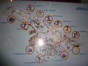 Carte d'ensemble de la salle de ski