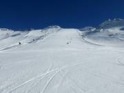 Piste facile au Gletscher Jet