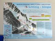 Plan des pistes de ski de fond Centre nordique Schlinig