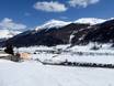 Alpes de l'Albula: Accès aux domaines skiables et parkings – Accès, parking Zuoz – Pizzet/Albanas