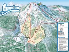 Plan des pistes Hoodoo Ski Area