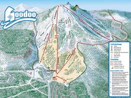 Plan des pistes Hoodoo Ski Area