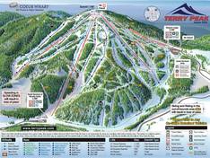 Plan des pistes Terry Peak
