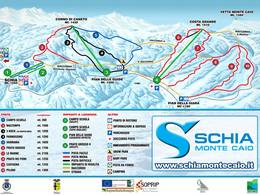 Plan des pistes Schia – Monte Caio