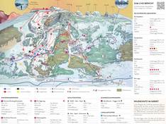 Plan des pistes Chäserrugg – Unterwasser/Alt St. Johann (Toggenburg)