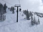 Pistes raides au télésiège Great Western Express