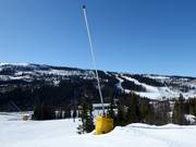 Lance à neige à Kvitfjell