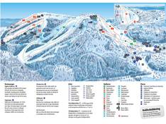 Plan des pistes Orsa Grönklitt