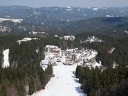 Hébergements directement sur la piste au Ski center Studenets