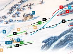 Plan des pistes Strachan – Ždiar