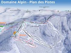Plan des pistes Ballon d'Alsace