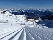 Préparation parfaite des pistes au télésiège Schmiedingerbahn