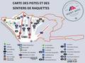 Plan des pistes Mont Apic