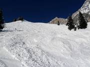 Piste à bosses dans le Gaistal