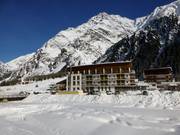 Fin de la piste de descente vers la vallée