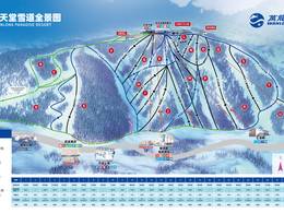 Plan des pistes Wanlong