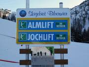 Signalisation sur les pistes