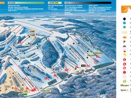 Plan des pistes Afton Alps