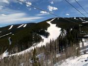 Vue sur la piste Riva Ridge
