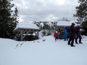 Aire de repos dans le domaine skiable de Voss