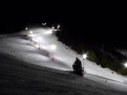 Domaine skiable pour la pratique du ski nocturne Monte Bondone/Montesel