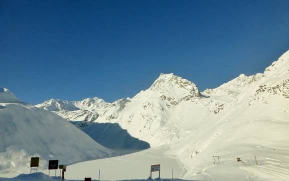 Le plus grand dénivelé dans le Pitztal – domaine skiable Rifflsee