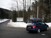 Panneau d'information sur la route