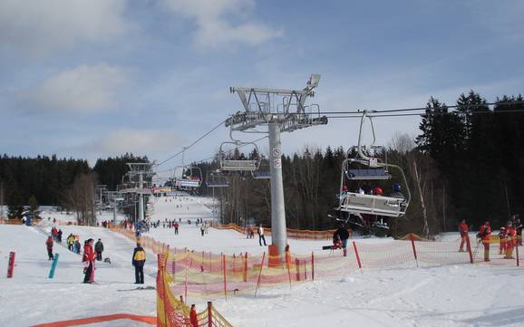 Skier près de Loučovice