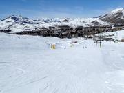 Piste facile et large au Quarter Dollar