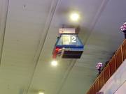 Production de neige au plafond du hall