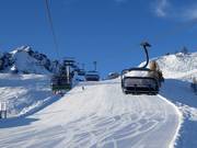 Lärchfilzen - 4 places | Télésiège rapide (débrayable) avec capots de protection