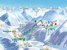 Plan des pistes Krinnenalpe – Nesselwängle