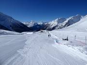 Les débutants peuvent s'entraîner parfaitement dans le Kinderland.