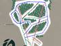 Plan des pistes Hatley Pointe