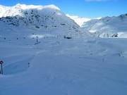 Partie inférieure de la descente Mittelberg