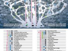Plan des pistes Mont Shefford