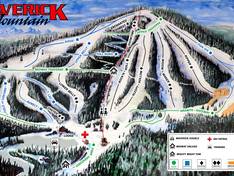Plan des pistes Maverick Mountain