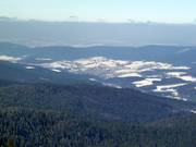 Vue depuis l'Arber vers la localité de Lam