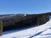 Vue depuis la station supérieure Hromovka vers Pláň