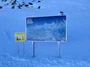 Plan des pistes - station supérieure Hochzeiger 2.5 Bahn