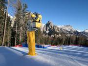 Enneigement à Ciampedie