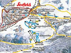 Plan des pistes Birkenlift/Geigenbühel