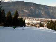 Partie supérieure de la piste