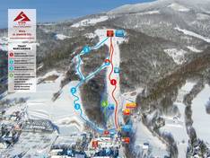 Plan des pistes Stok – Wisła