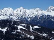 Vue depuis le Grosseck sur le téléski Moserkopf