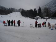 Vue sur la piste de ski au Rabenkopf